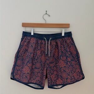 Maamgic Men’s Medium Paisley Print Swim Shorts